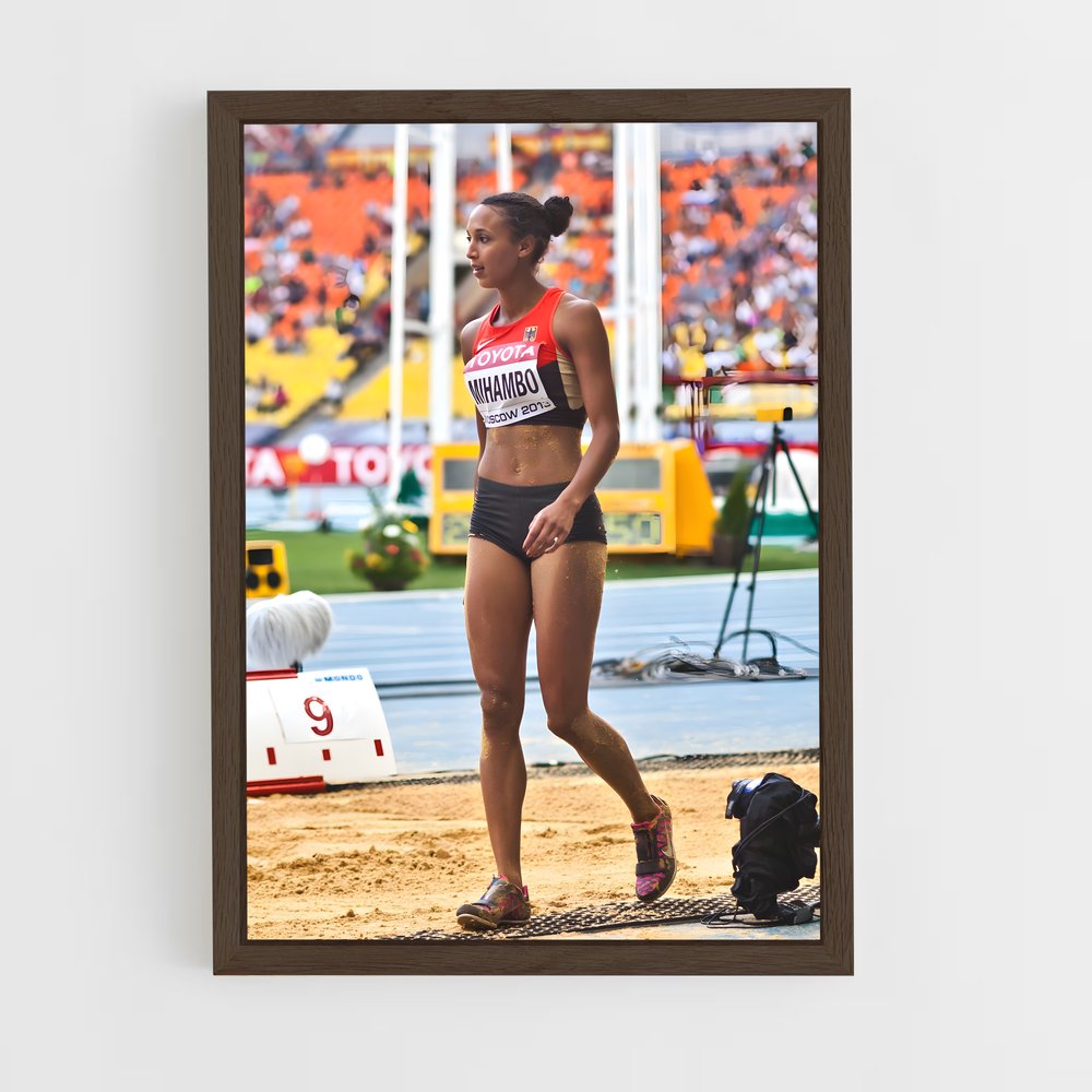 Poster Sprinting Elegance – affiche Athlétisme (vue 5)